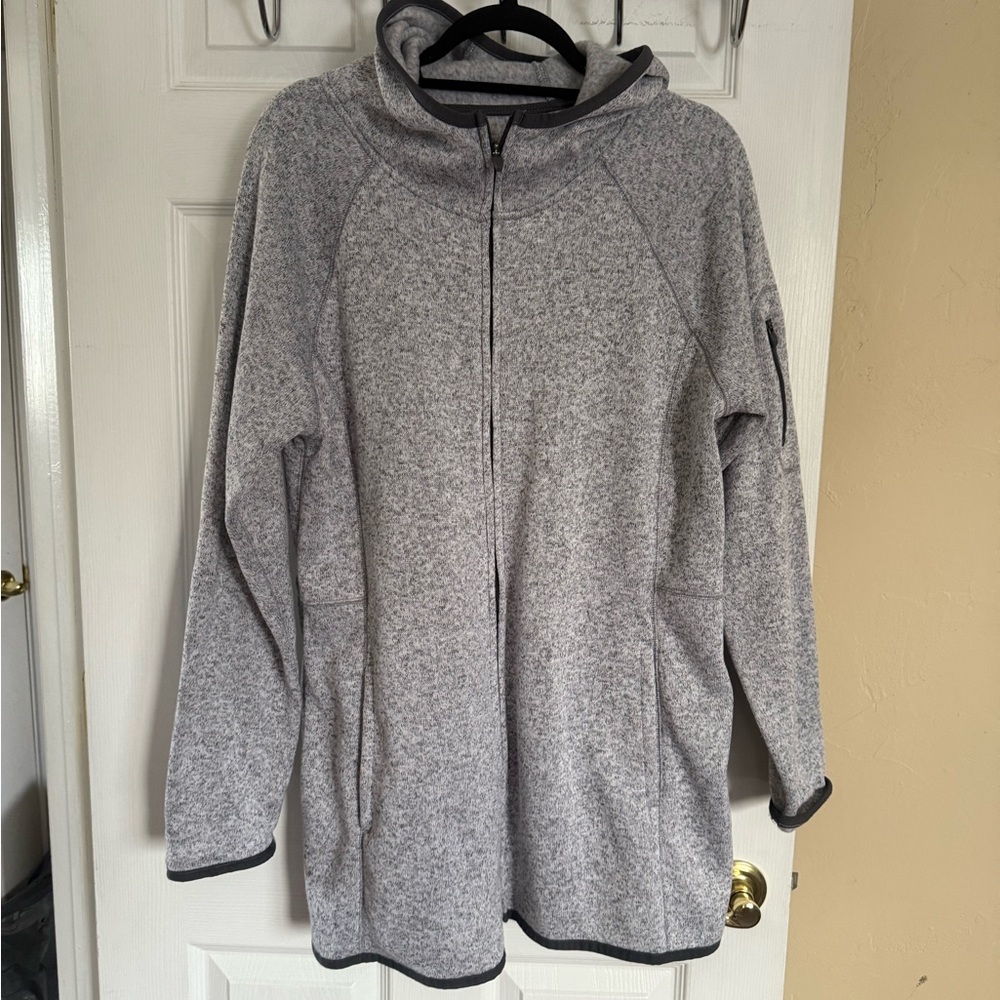 Cozy Gray Zip-Up Hoodie